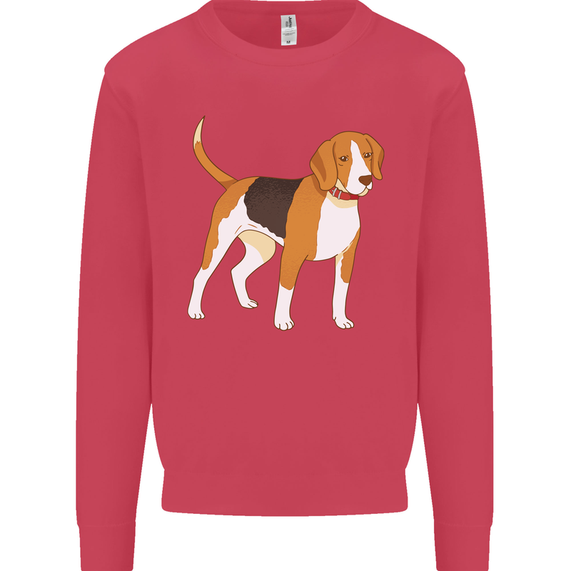 A Beagle Small Scent Hound Dog Mens Sweatshirt Jumper Heliconia
