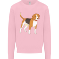 A Beagle Small Scent Hound Dog Mens Sweatshirt Jumper Light Pink