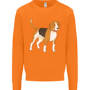 A Beagle Small Scent Hound Dog Mens Sweatshirt Jumper Orange