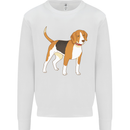 A Beagle Small Scent Hound Dog Mens Sweatshirt Jumper White