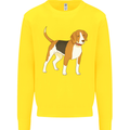 A Beagle Small Scent Hound Dog Mens Sweatshirt Jumper Yellow