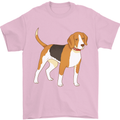 A Beagle Small Scent Hound Dog Mens T-Shirt 100% Cotton Light Pink