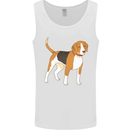 A Beagle Small Scent Hound Dog Mens Vest Tank Top White