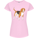 A Beagle Small Scent Hound Dog Womens Petite Cut T-Shirt Light Pink