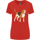 A Beagle Small Scent Hound Dog Womens Wider Cut T-Shirt Red