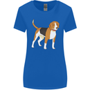 A Beagle Small Scent Hound Dog Womens Wider Cut T-Shirt Royal Blue