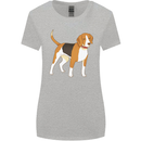A Beagle Small Scent Hound Dog Womens Wider Cut T-Shirt Sports Grey