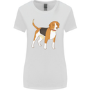 A Beagle Small Scent Hound Dog Womens Wider Cut T-Shirt White