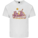 A Bear & Moose Kayaking Canoeing Kayak Canoe Kids T-Shirt Childrens White