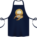 A Bearded Dragon in the Desert Sun Cotton Apron 100% Organic Navy Blue