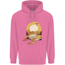 A Bearded Dragon in the Desert Sun Mens 80% Cotton Hoodie Azelea