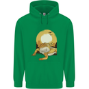 A Bearded Dragon in the Desert Sun Mens 80% Cotton Hoodie Irish Green