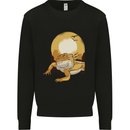A Bearded Dragon in the Desert Sun Mens Sweatshirt Jumper Black