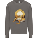 A Bearded Dragon in the Desert Sun Mens Sweatshirt Jumper Charcoal
