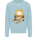 A Bearded Dragon in the Desert Sun Mens Sweatshirt Jumper Light Blue