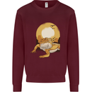 A Bearded Dragon in the Desert Sun Mens Sweatshirt Jumper Maroon