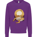 A Bearded Dragon in the Desert Sun Mens Sweatshirt Jumper Purple