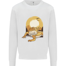 A Bearded Dragon in the Desert Sun Mens Sweatshirt Jumper White