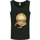 A Bearded Dragon in the Desert Sun Mens Vest Tank Top Black