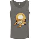 A Bearded Dragon in the Desert Sun Mens Vest Tank Top Charcoal