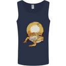 A Bearded Dragon in the Desert Sun Mens Vest Tank Top Navy Blue