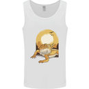 A Bearded Dragon in the Desert Sun Mens Vest Tank Top White