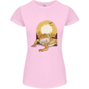 A Bearded Dragon in the Desert Sun Womens Petite Cut T-Shirt Light Pink