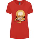 A Bearded Dragon in the Desert Sun Womens Wider Cut T-Shirt Red