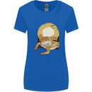 A Bearded Dragon in the Desert Sun Womens Wider Cut T-Shirt Royal Blue