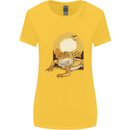 A Bearded Dragon in the Desert Sun Womens Wider Cut T-Shirt Yellow
