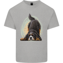 A Bernese Mountain Dog Kids T-Shirt Childrens Sports Grey