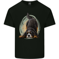 A Bernese Mountain Dog Mens Cotton T-Shirt Tee Top Black