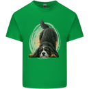 A Bernese Mountain Dog Mens Cotton T-Shirt Tee Top Irish Green