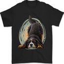 A Bernese Mountain Dog Mens T-Shirt 100% Cotton Black