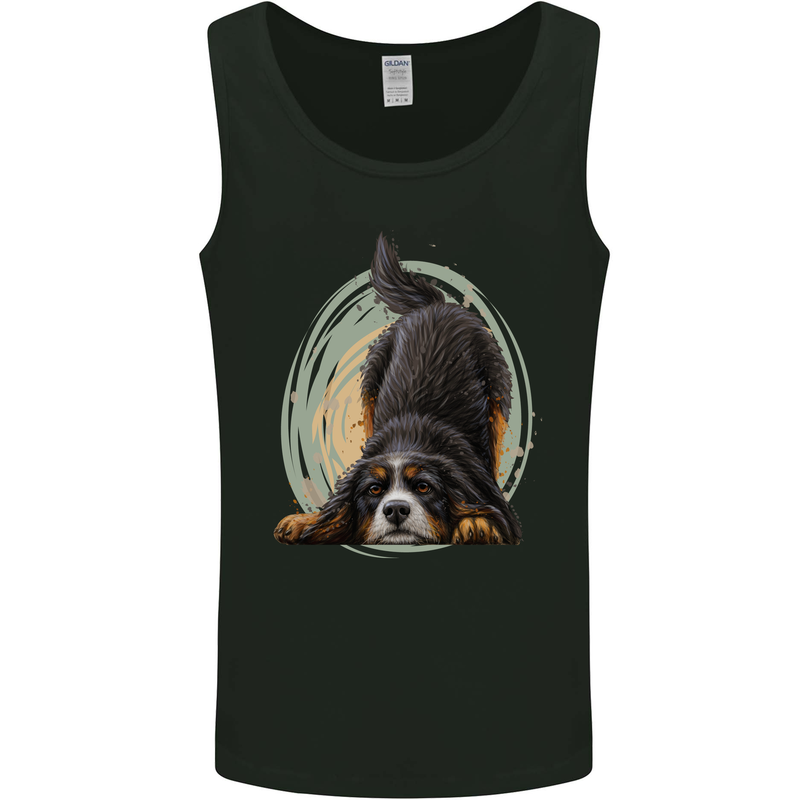 A Bernese Mountain Dog Mens Vest Tank Top Black