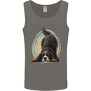 A Bernese Mountain Dog Mens Vest Tank Top Charcoal