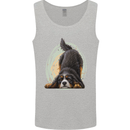 A Bernese Mountain Dog Mens Vest Tank Top Sports Grey