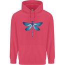 A Blue Dragonfly Childrens Kids Hoodie Heliconia