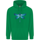 A Blue Dragonfly Childrens Kids Hoodie Irish Green