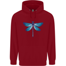 A Blue Dragonfly Childrens Kids Hoodie Red