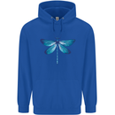A Blue Dragonfly Childrens Kids Hoodie Royal Blue