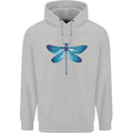 A Blue Dragonfly Childrens Kids Hoodie Sports Grey
