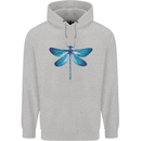 A Blue Dragonfly Childrens Kids Hoodie Sports Grey