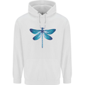 A Blue Dragonfly Childrens Kids Hoodie White