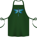 A Blue Dragonfly Cotton Apron 100% Organic Forest Green