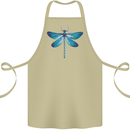 A Blue Dragonfly Cotton Apron 100% Organic Khaki