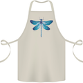 A Blue Dragonfly Cotton Apron 100% Organic Natural
