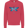A Blue Dragonfly Kids Sweatshirt Jumper Heliconia