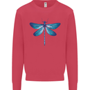 A Blue Dragonfly Kids Sweatshirt Jumper Heliconia