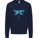 A Blue Dragonfly Kids Sweatshirt Jumper Navy Blue